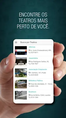 Vá ao Teatro MG android App screenshot 1